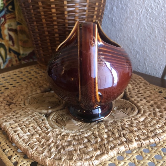 Vintage Homer Laughlin Fiesta Pottery Amber Stone Open Sauce Gravy Boat 18 oz - Picture 14 of 16